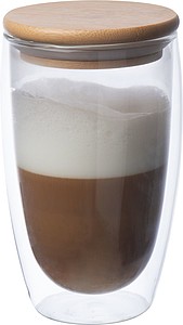 Double-walled glass with 500 ml filling capacity
