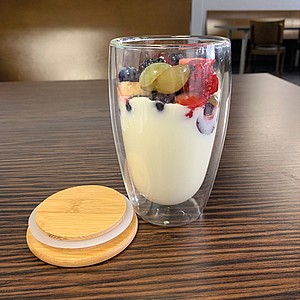 Double-walled glass with 500 ml filling capacity