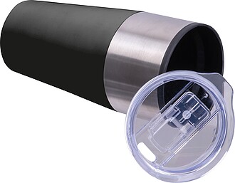 Double walled tumbler, 600 ml, black