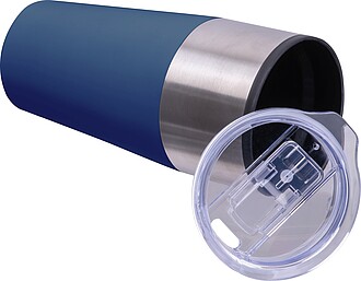 Double walled tumbler, 600 ml, navy heather