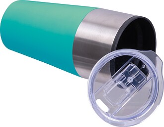 Double walled tumbler, 600 ml, turquoise