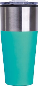 Double walled tumbler, 600 ml, turquoise