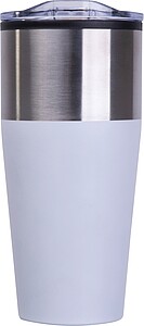 Double walled tumbler, 600 ml, white