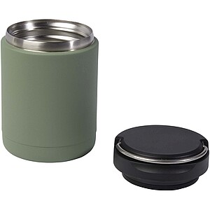 Doveron 500 ml recycled stainless steel insulated lunch pot, heather green