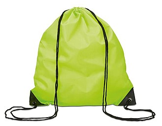 Drawstring backpack, lime