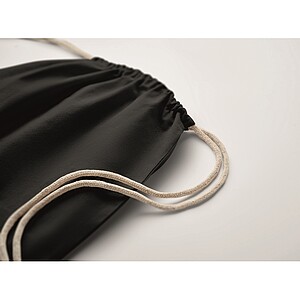 Drawstring bag Fairtrade 180gr, black
