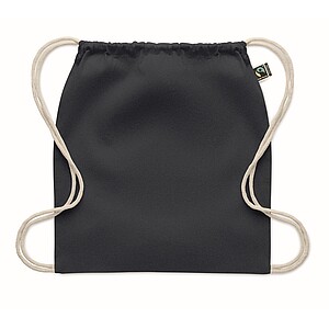 Drawstring bag Fairtrade 180gr, blue