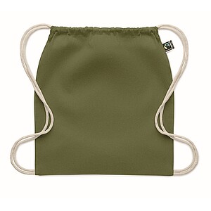 Drawstring bag Fairtrade 180gr, dark green
