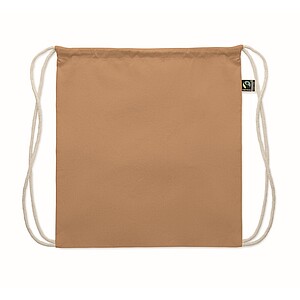 Drawstring bag Fairtrade 180gr, ivory