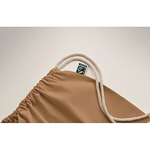 Drawstring bag Fairtrade 180gr, ivory