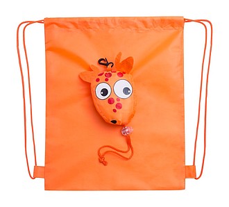 drawstring bag, giraffe
