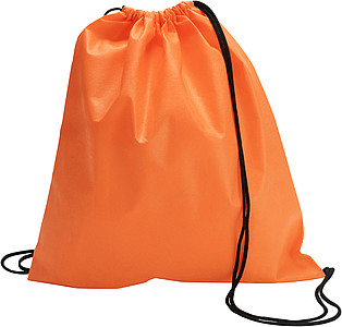 Drawstring bag, non woven Orange