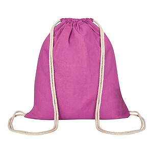 Drawstring bag, pink
