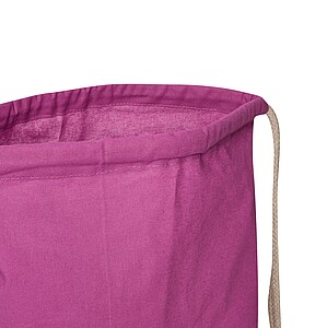 Drawstring bag, pink