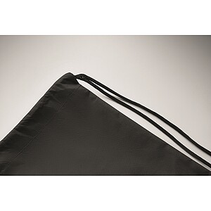 Drawstring bag RPET non-woven, black