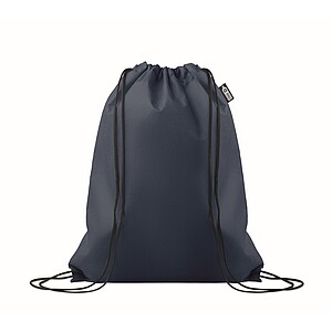 Drawstring bag RPET non-woven, blue