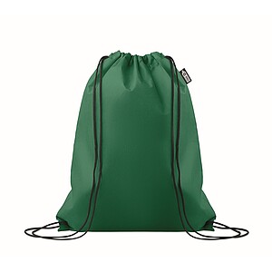 Drawstring bag RPET non-woven, dark green