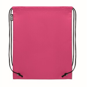 Drawstring bag RPET non-woven, fuchsia