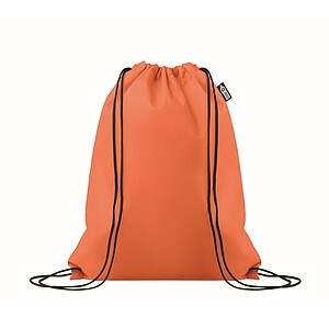 Drawstring bag RPET non-woven, orange