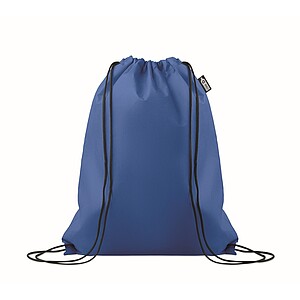 Drawstring bag RPET non-woven, royal blue