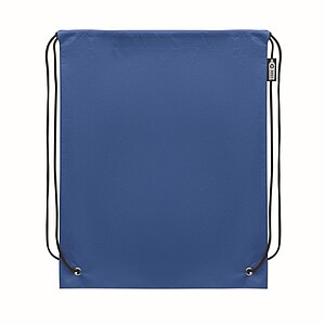 Drawstring bag RPET non-woven, royal blue