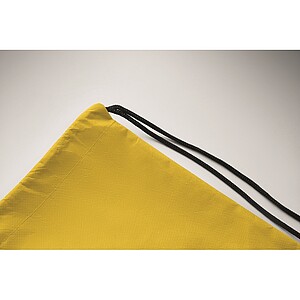 Drawstring bag RPET non-woven, yellow