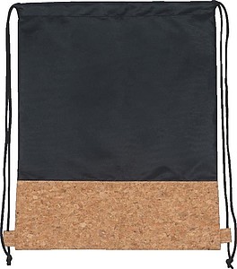 Drawstring bag with cork bottom