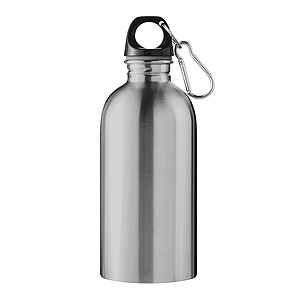 Drinking bottle 400 ml, silver