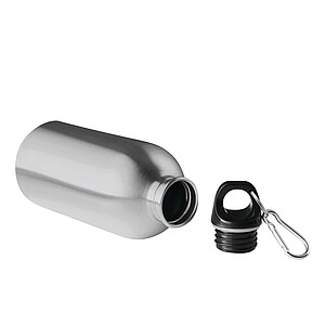 Drinking bottle 400 ml, silver