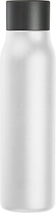Drinking bottle with carabiner, 600ml, white