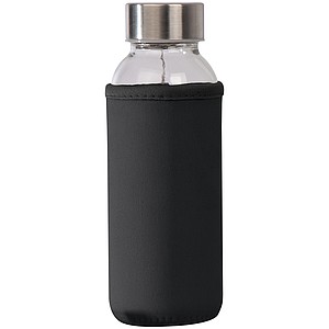 Drinking bottle with neoprene sleeve