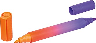 Dual-color highlighter, orange