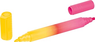 Dual-color highlighter, yellow