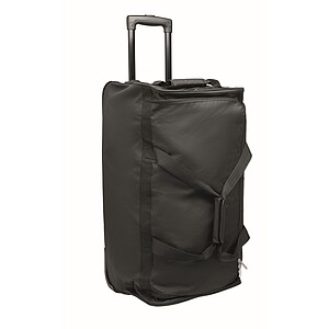 Duffle bag trolley 600D RPET, black