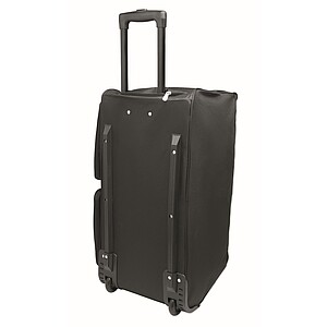 Duffle bag trolley 600D RPET, black