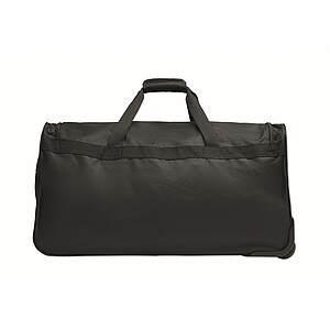 Duffle bag trolley 600D RPET, black