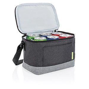 Duo colour RPET cooler bag,grey, grey