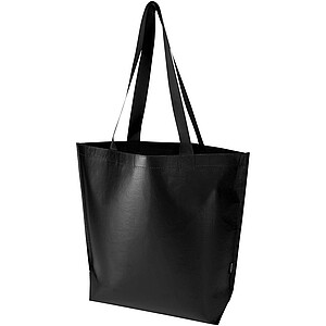 Duo GRS recycled double-laminated oversized tote bag 30L, black