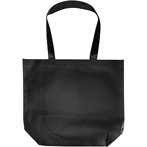 Duo GRS recycled double-laminated oversized tote bag 30L, black