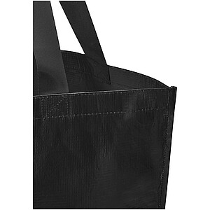 Duo GRS recycled double-laminated oversized tote bag 30L, black