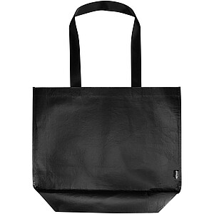 Duo GRS recycled double-laminated oversized tote bag 30L, black