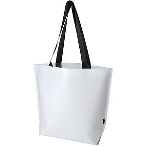 Duo GRS recycled double-laminated oversized tote bag 30L, white