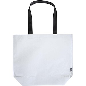 Duo GRS recycled double-laminated oversized tote bag 30L, white