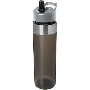 Dylan 650 ml Tritan water bottle with flip spout lid, grey