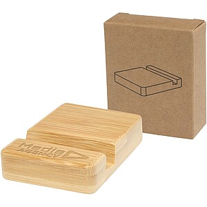 Ebla bamboo phone stand, wood