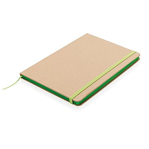Eco-friendly A5 kraft notebook, green