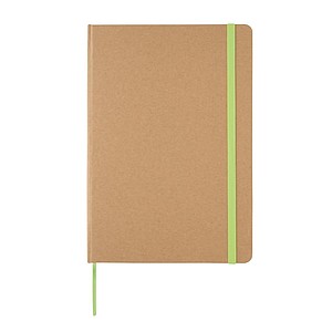 Eco-friendly A5 kraft notebook, green