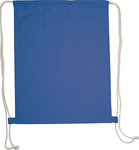 ECO Tex certified Gymbag from environmentally friendly cotton (140g/m)