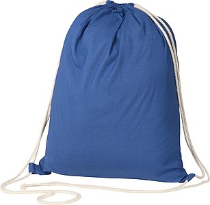 ECO Tex certified Gymbag from environmentally friendly cotton (140g/m)