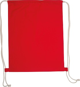 ECO Tex certified Gymbag from environmentally friendly cotton (140g/m)